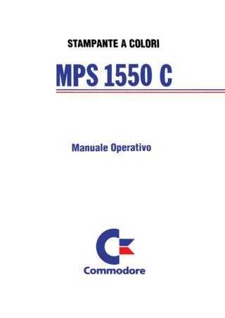 Stampante a colori MPS 1550 C - Manuale operativo (Commodore)